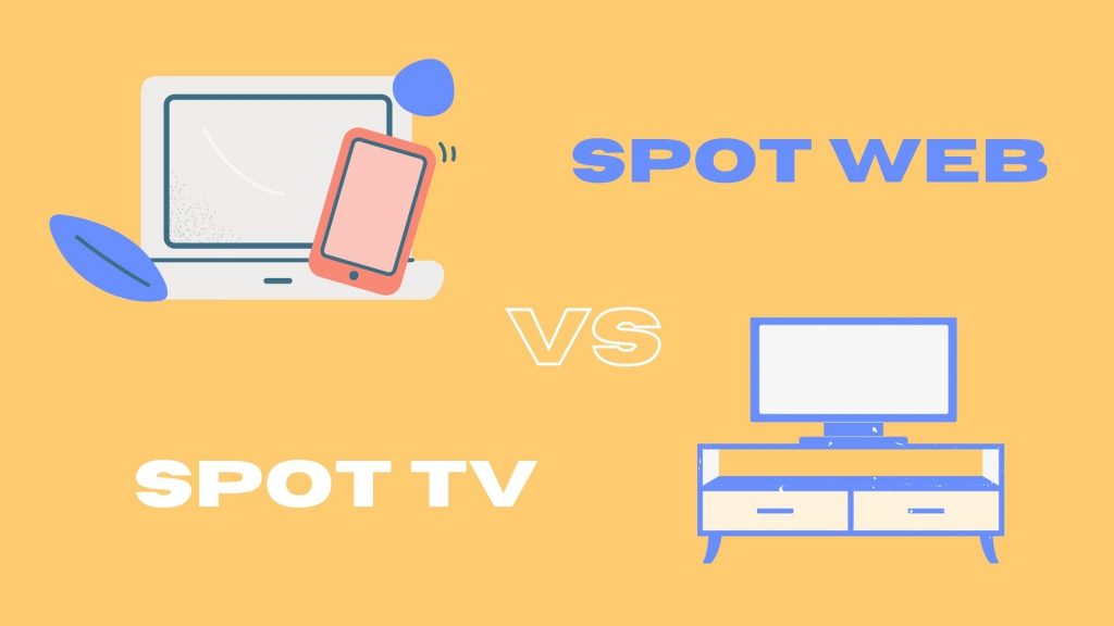 spot web ou spot tv