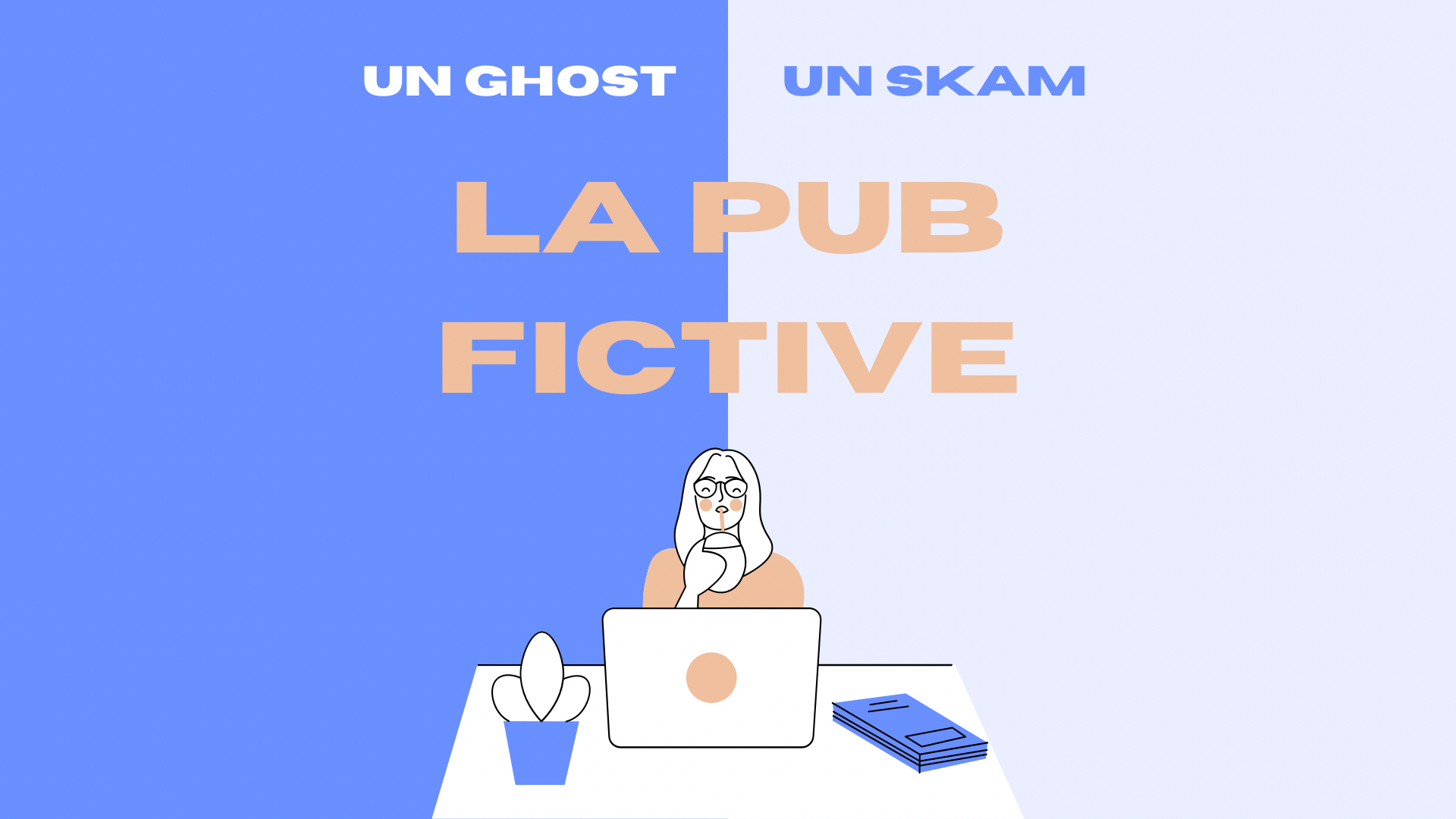 ghost et skam la pub fictive